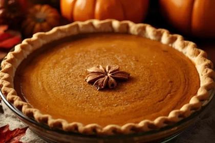 Thanksgiving Pumpkin Pie