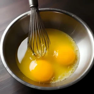 Eggs, yolks, pecorino and black pepper whisked into a smooth sauce base.