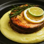 Crispy skin salmon with lemon butter keto recipe
